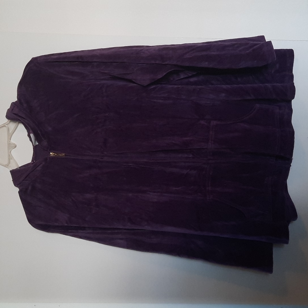 JustMySize Purple Zip-up Hoodie 4x(26W/28W)
